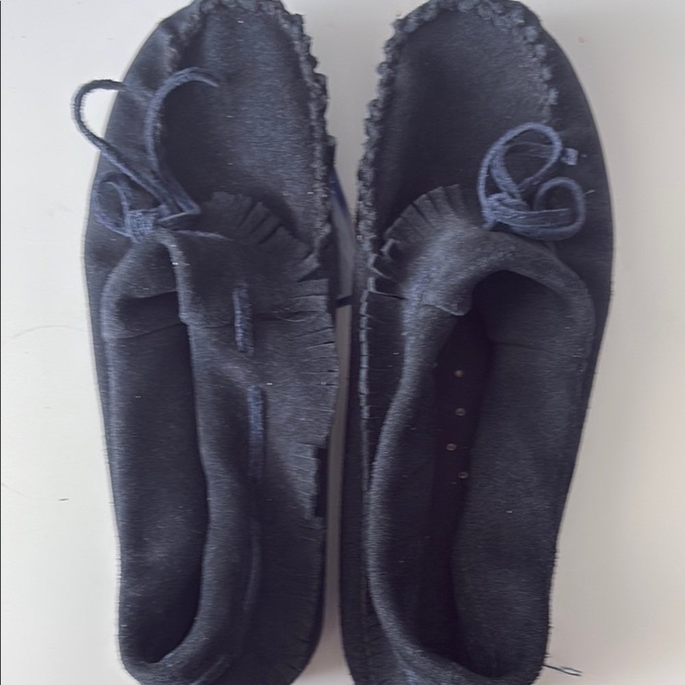 Women's Black Moccasins